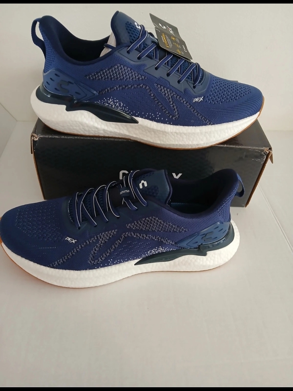 Charly Men's Electrico Running Shoe Navy Color New Sizes 9.5  $45 - Picture 9 of 12
